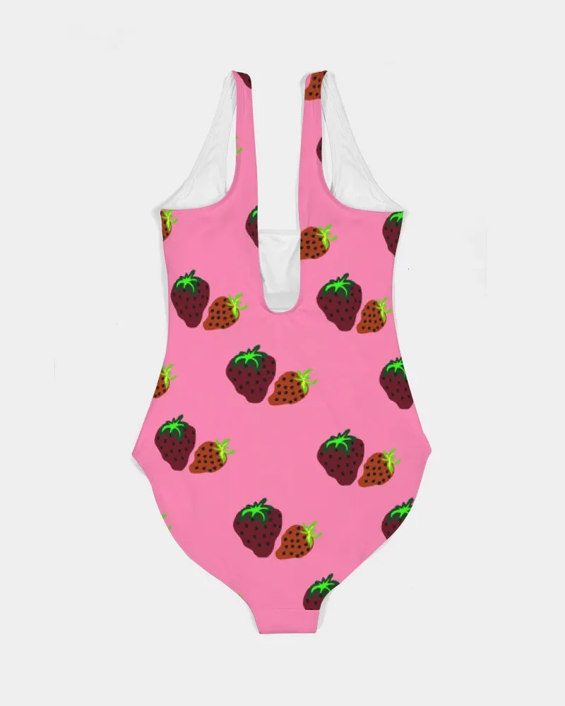 Strawberry Season Feminine One-Piece Swimsuit