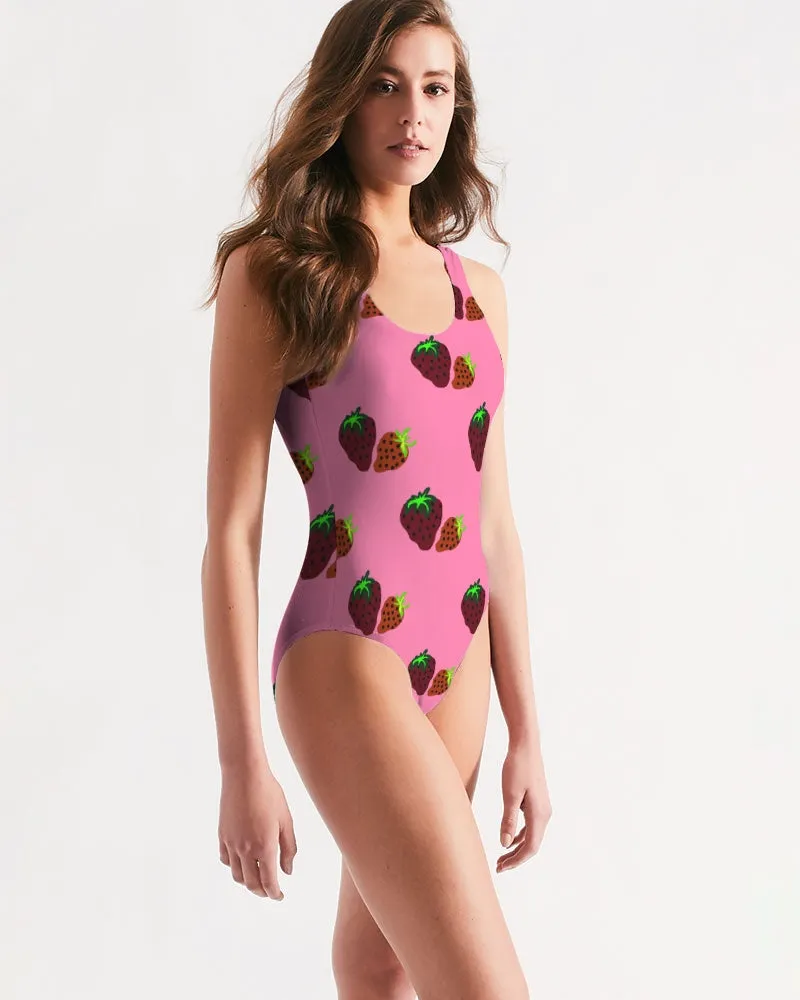 Strawberry Season Feminine One-Piece Swimsuit