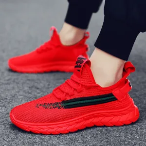 Summer Breathable Men's Sneaker Red