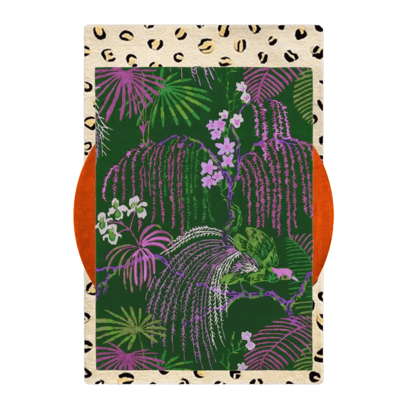 Sunset in the Jungle Hand Tufted Wool Rug