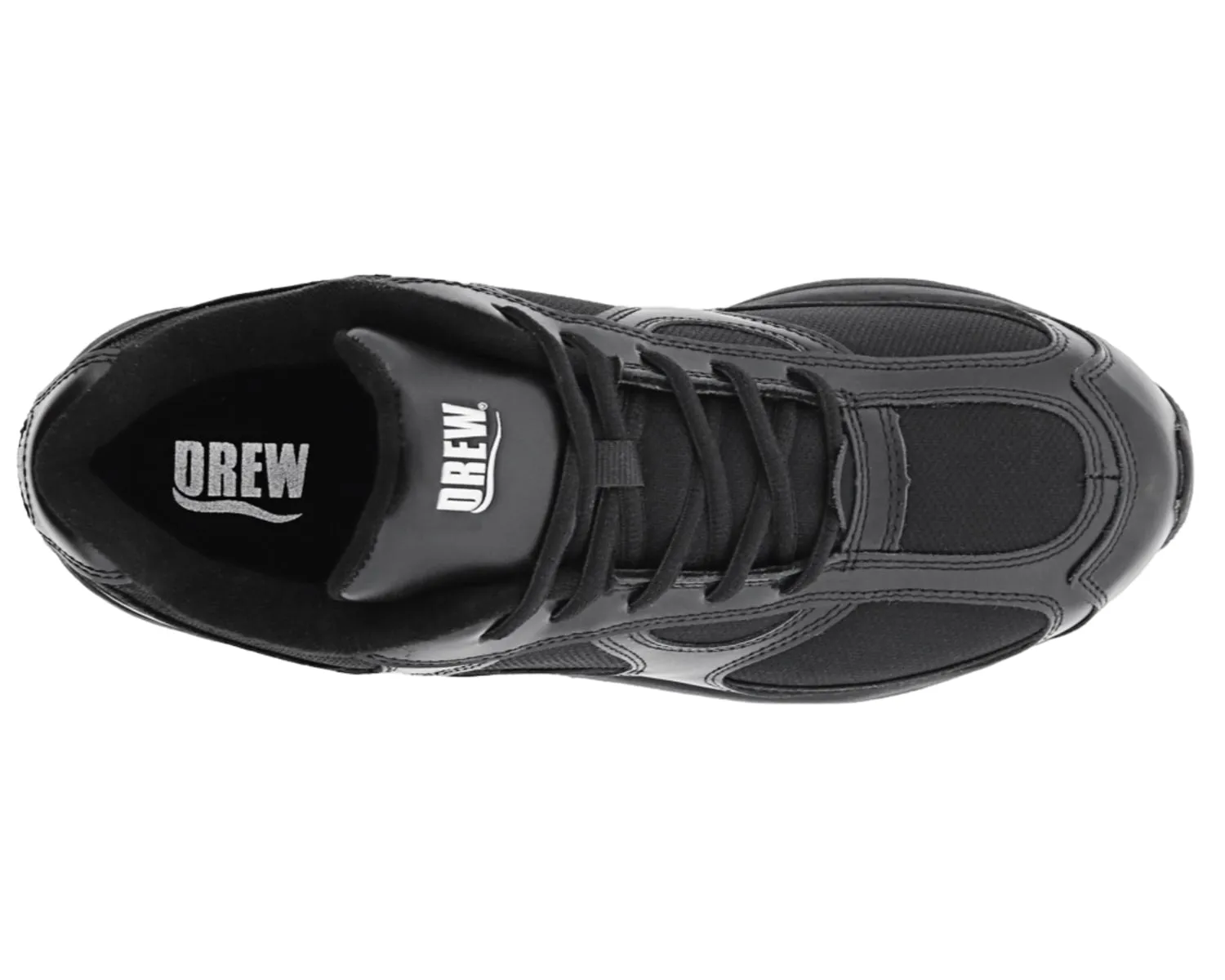 SURGE Black Leather/Black Mesh