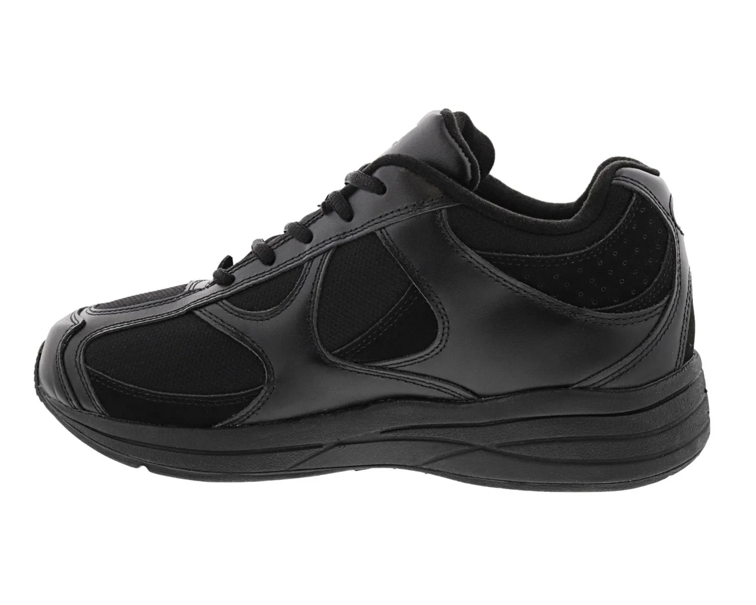 SURGE Black Leather/Black Mesh