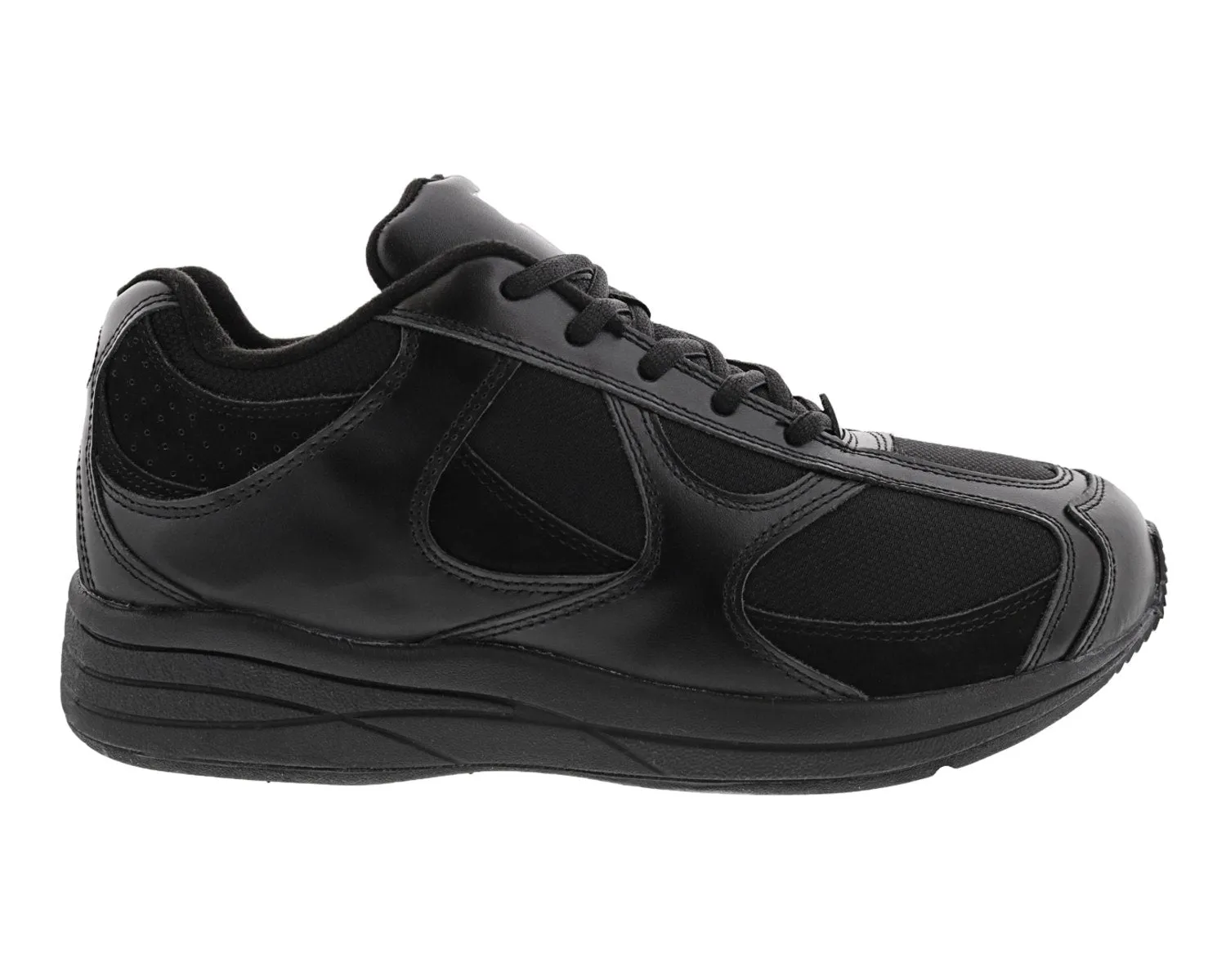 SURGE Black Leather/Black Mesh