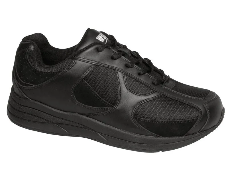 SURGE Black Leather/Black Mesh