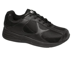 SURGE Black Leather/Black Mesh
