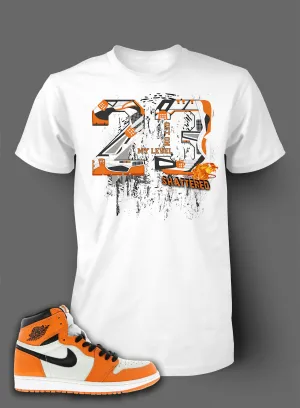 T Shirt To Match Retro Air Jordan 1 Bred Orange Shoe