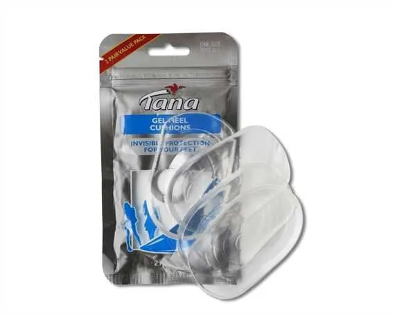 Tana Clear Gel Heel Cushions ( 2 Pair Pack)