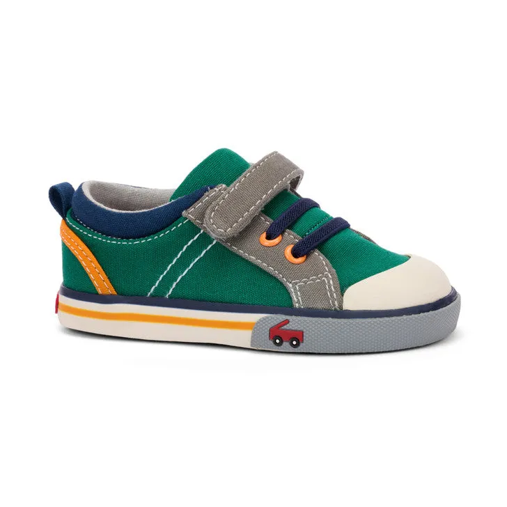 Tanner Shoe | Green   Gray