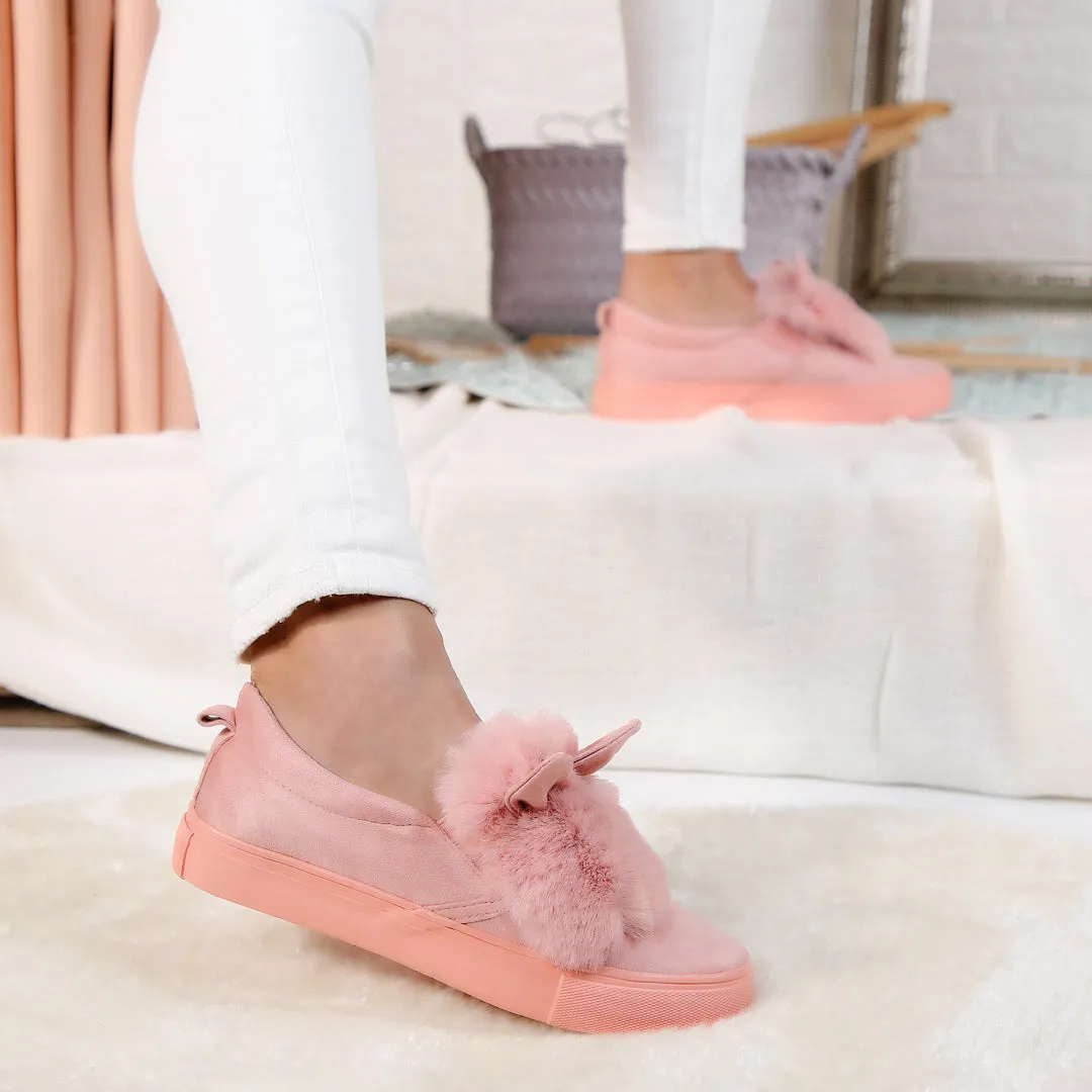 Tenisi dama casual Algiso - Pink
