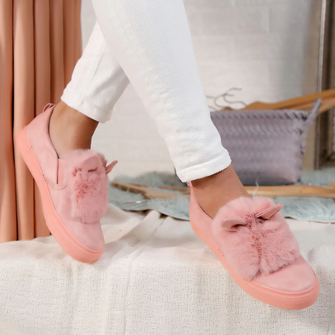 Tenisi dama casual Algiso - Pink