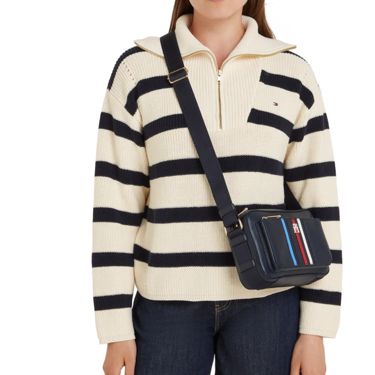 Tommy Hilfiger Iconic Camera Bag Corp - NVY