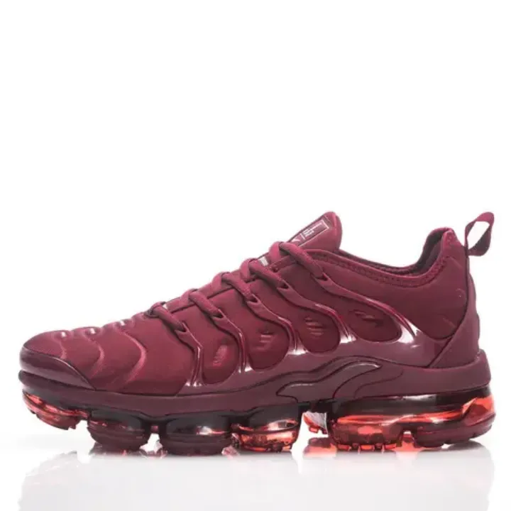 Vapormax plus Maroon running shoes Men