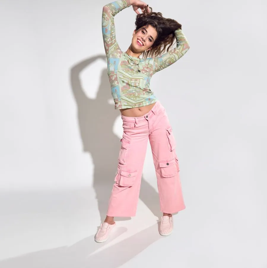 Wendy Slip Terry Stripe - Stripe Pink/White