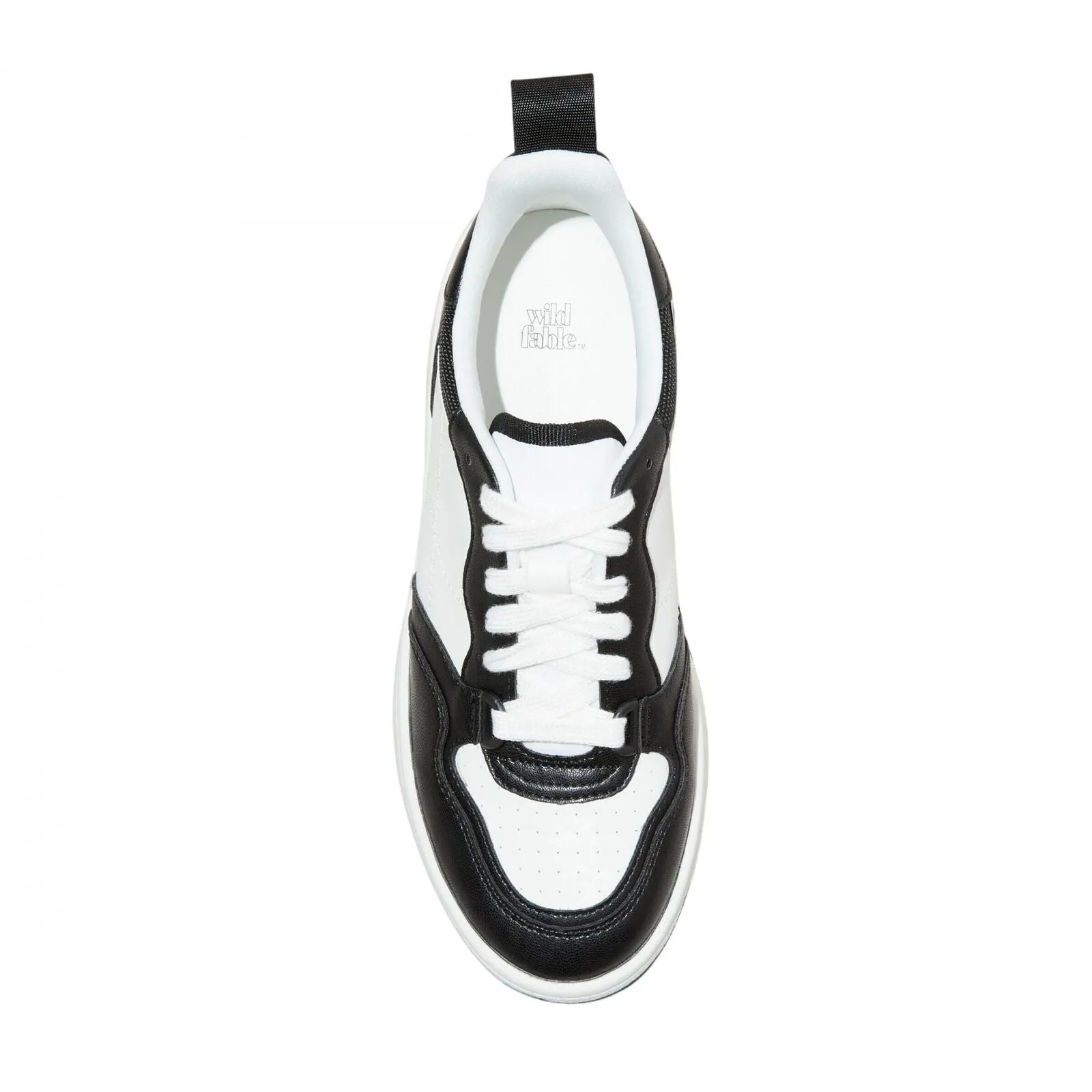 Wild Fable Womens Netty Fashion Sneakers with Memory Foam Insole Black 8M