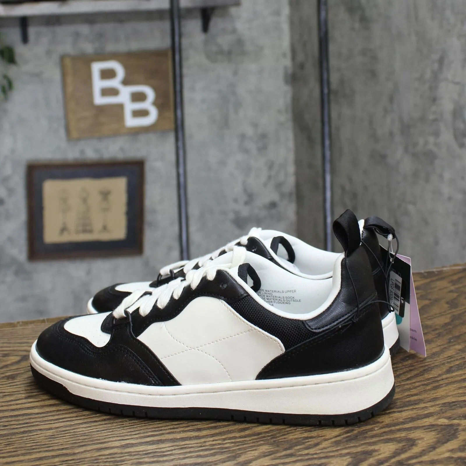 Wild Fable Womens Netty Fashion Sneakers with Memory Foam Insole Black 8M