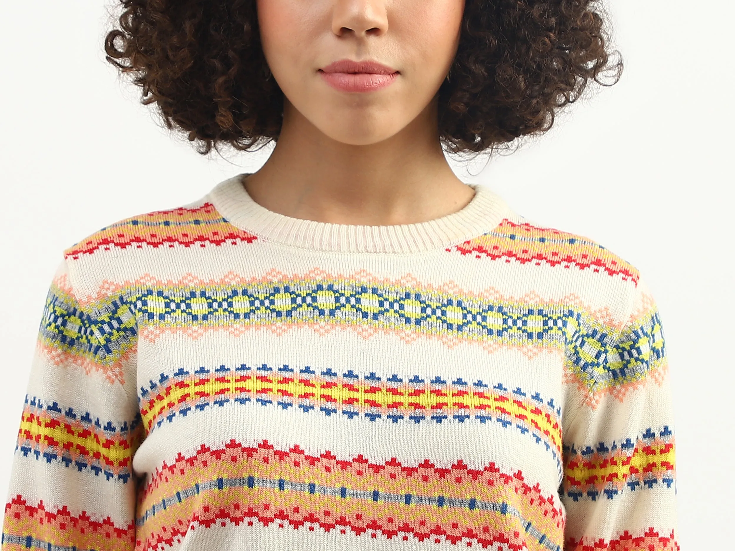 Women Knitted Round Neck Sweater