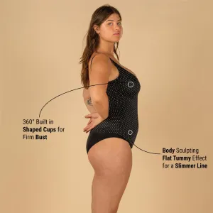 Women's 1-Piece Body-Sculpting Swimsuit DOLI PUKA