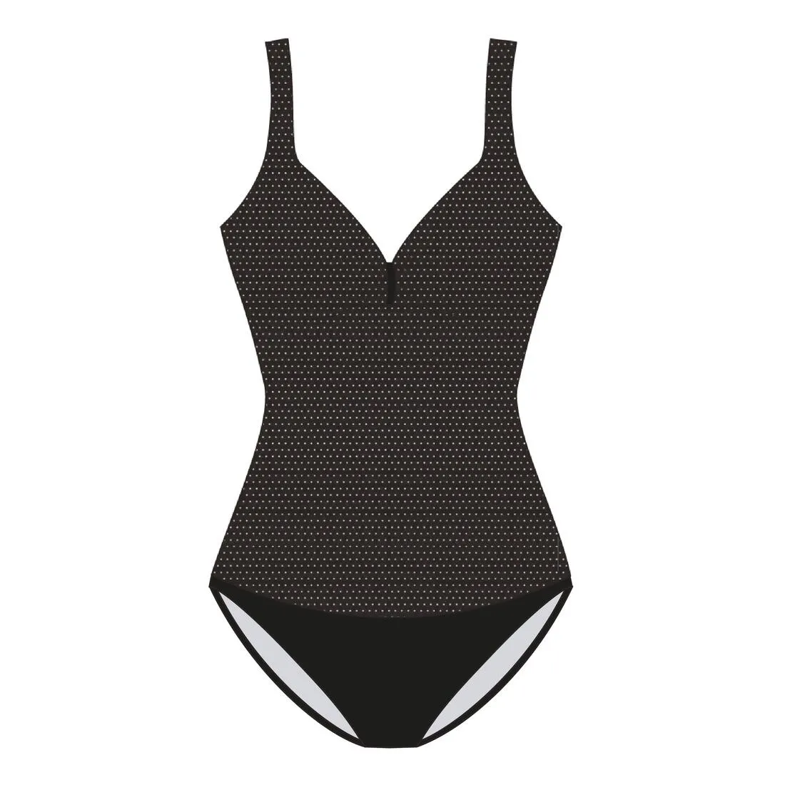 Women's 1-Piece Body-Sculpting Swimsuit DOLI PUKA