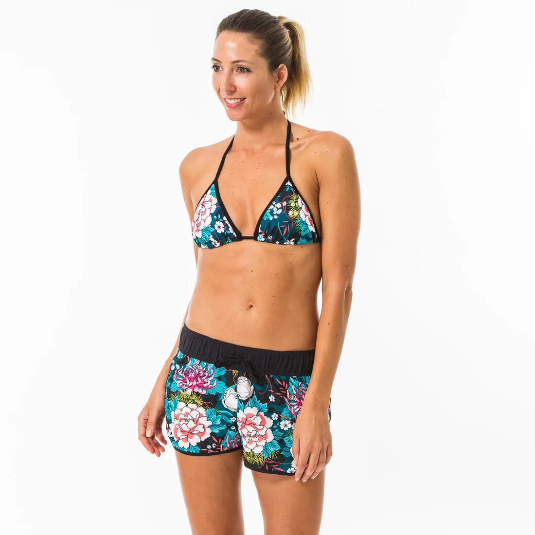 WOMEN'S SLIDING TRIANGLE SWIMSUIT TOP WITH  REMOVABLE PADDED CUPS MAE VILA