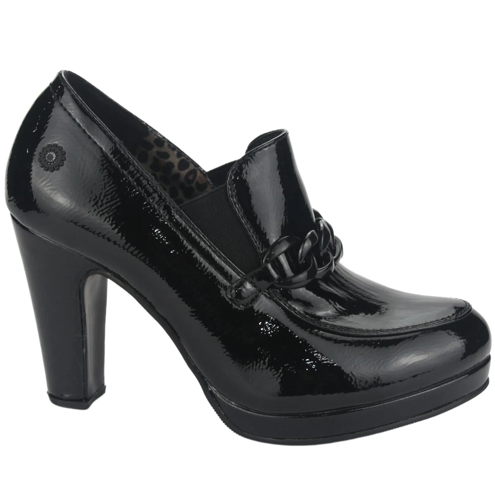 Zapato Chalada Mujer Plataform27 Negro Casual