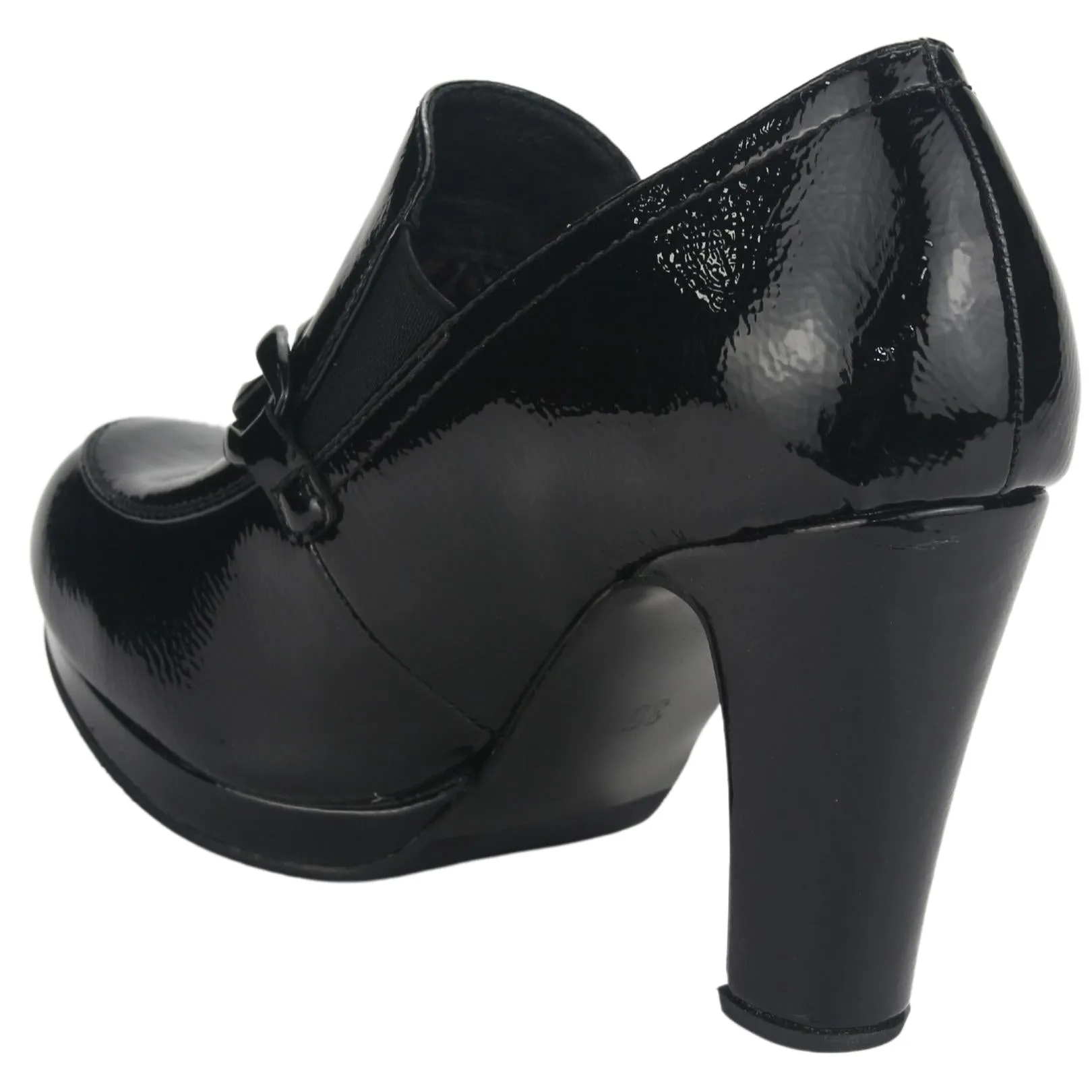 Zapato Chalada Mujer Plataform27 Negro Casual